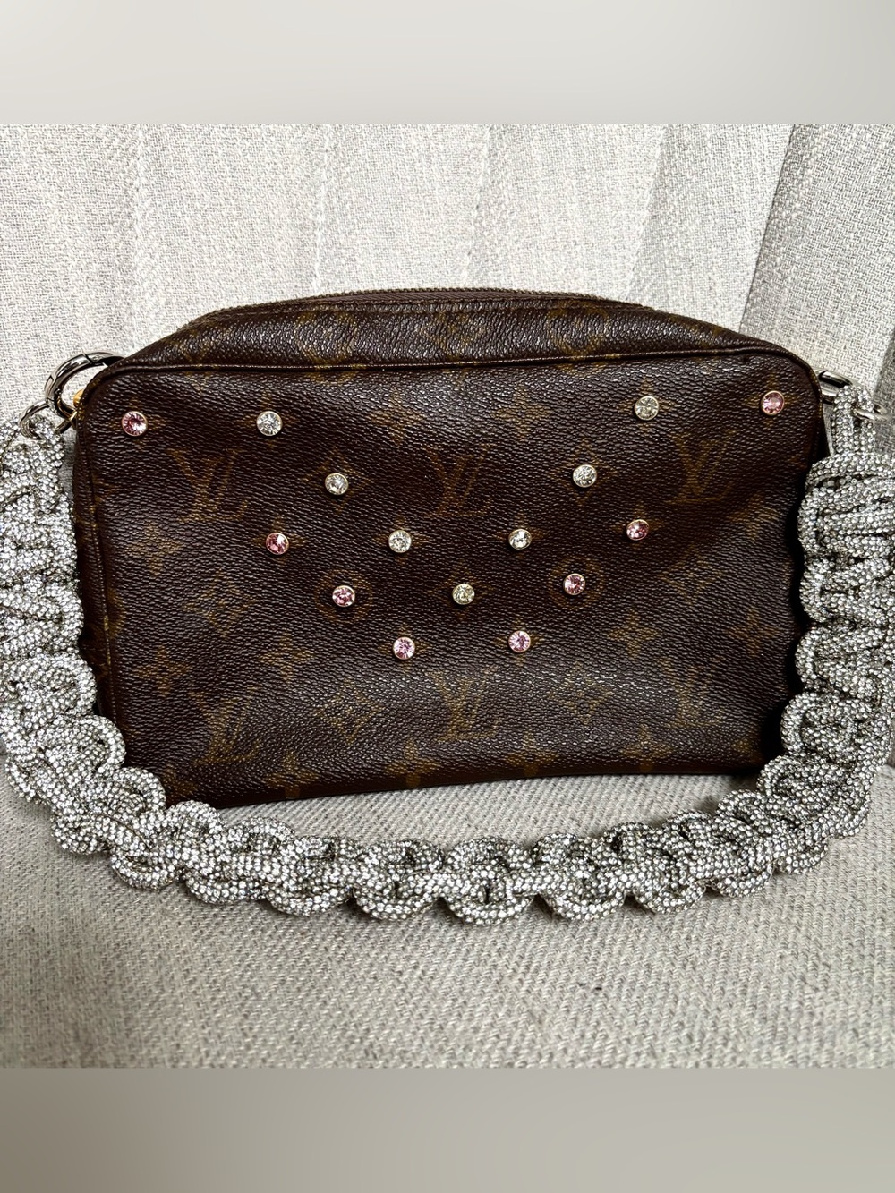 LOUIS VUITTON Monogram Cosmetic Pouch Bag